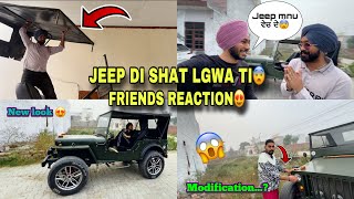 JEEP DI SHAT LGWA TI😍🔥 Friends Reaction😱  Prabh Buttar🔥 [upl. by Redan]