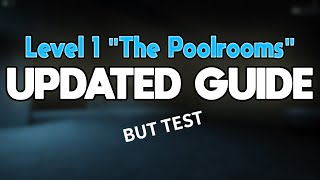 quotI did learn thisquot Apeirophobia Level 1 Poolroom TEST  Roblox [upl. by Kampmeier]