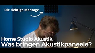 Home Studio Akustik  Was bringen Akustikpaneele [upl. by Steven221]