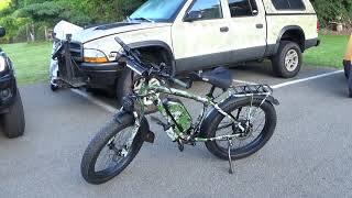 Keteles K800 EBike Blacked Out RimsLarge Digital Camo Wrap And Mods 932023 [upl. by Dowlen447]