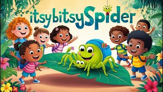 Its Bitsy Spider Song  Nursery Rhymes amp Animal Kids Song [upl. by Gilus]