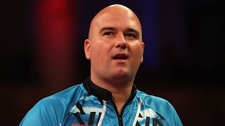 Rob Cross in very awkward moment with World Grand Prix rival seconds before contest [upl. by Wichern]