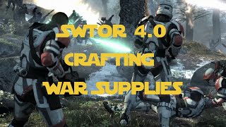 SWTOR crafting war supplies 40 knights of the fallen empire [upl. by Rothmuller]