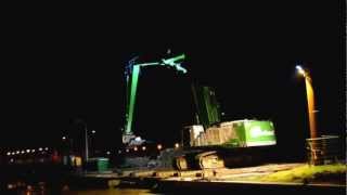 Caterpillar 385C excavator with STC triple boom  Beelen Sloopwerken [upl. by Yug597]