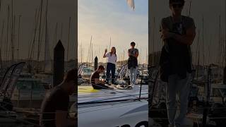 🇨🇵 Violette Dorange 🧭 10 ème édition du Vendée Globe 🌎 2024 youtubeshorts [upl. by Elleinad]