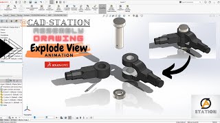 How to exploded view in solidworks and animation [upl. by Fortna102]