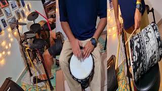 Gupt Title Track  Percussion Cover  Kavita Krishnamurthy [upl. by Radman]