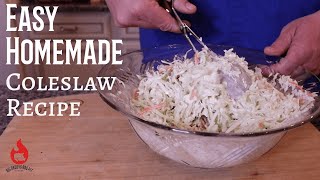 Easy Homemade Coleslaw [upl. by Hunfredo]