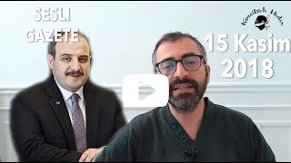 Nereye Ettiğin değil ne Ettiğin önemlidir Sesli gazete 15 Kasım [upl. by Ruffo]