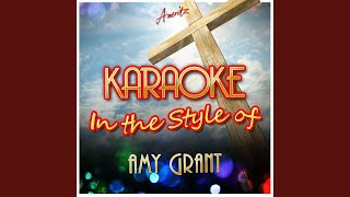 Grown Up Christmas List In the Style of Amy Grant Karaoke Version [upl. by Ardnod]