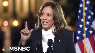 Kamala Harris delivers ‘closing argument’ at Ellipse in Washington DC  Full Speech  MSNBC [upl. by Jolanta]