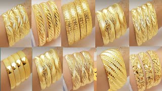 Gold Bangles Designs with weight [upl. by Mandy]