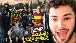 Adin Ross Reacts To AMP FRESHMAN CYPHER 2024 [upl. by Declan]