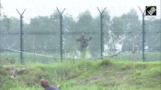 Bangladesh Unrest BSF personnel deployed at Sitalkuchi in WB’s Cooch Behar amid security concerns [upl. by Gilpin]