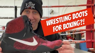 Nike TAWA WRESTLING BOOTS REVIEW [upl. by Ruhnke]