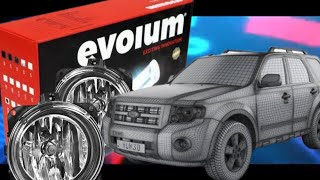 evolum monster 5202 para faros de niebla Ford escape [upl. by Broida]