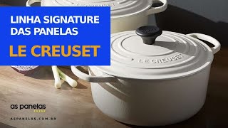 Panela Le Creuset Signature  Linha Completa  As Panelas [upl. by Mavis]