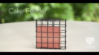 Wild bird feeder Cake Feeder [upl. by Nerland]