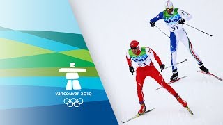 Cross Country Skiing  Mens 15Km Free Highlights  Vancouver 2010 Winter Olympic Games [upl. by Rubia]