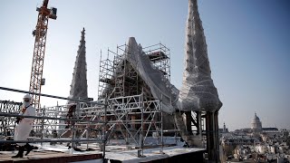 LIVE NotreDame Cathedral ReOpens 5 Years After Fire [upl. by Aneekas]