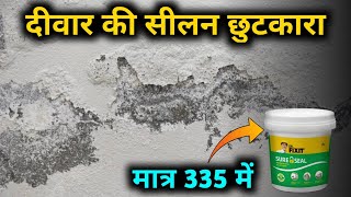 How To Repair damp wall Easily  Damp wall treatment  wall damp solution wall waterproofing [upl. by Macdermot]