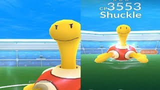 POKEMON GO SHUCKLE RAID SOLOD [upl. by Gnuh]