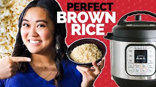 How to make Long Grain Brown Rice in your Instant Pot [upl. by Tamaru]