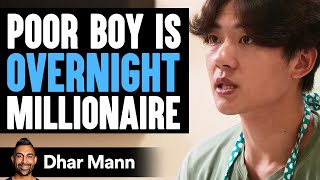 POOR BOY Is OVERNIGHT MILLIONAIRE  Dhar Mann Studios [upl. by Rob313]