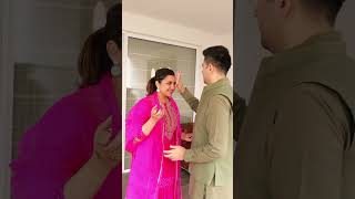 आप सभी को करवाचौथ की शुभकामनाएं  raghavchadha parineetichopra karwachauth couplegoals [upl. by Siraf]