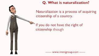 What is naturalization [upl. by Maggi]