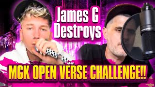 James G Destroys MGK Open Verse Challenge [upl. by Aititil]