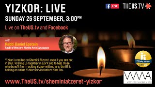 Yizkor Live  Shemini Atzeret [upl. by Tamara]