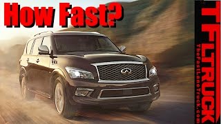 2017 Infiniti QX80 AWD Limited How Fast Is it [upl. by Nirrad]