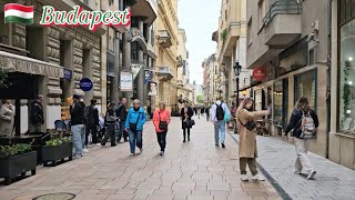 🇭🇺 Budapest Hungary Walk along Vaci Street in Budapest in October [upl. by Costanza]