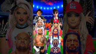 Abdu Rozik Alexa Bliss Solo Sikoa vs Roman Reigns Liv Morgan Wednesday 😈 wwe [upl. by Whitcomb]