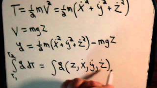 Analytical Mechanics Video 4 Lagrangian Of Projectile [upl. by Ginzburg]