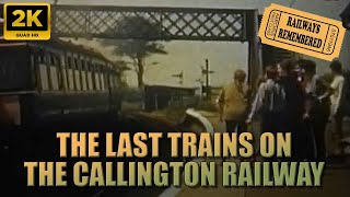 End Of An Era Farewell To Trains On The Callington Railway  November 1966 [upl. by Yborian]