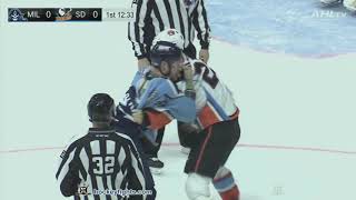 Mathieu Olivier vs Jake Marchment Oct 19 2018 [upl. by Gnuhc]