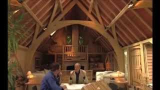 Carpenter Oak Ltd A tour through the Grand Designs Oak house [upl. by Seugram417]