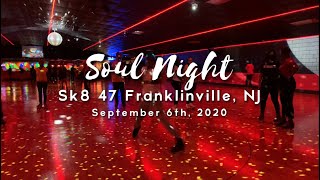 Soul Night 9620  Sk8 47 Franklinville NJ  Roller Skating  Center Work [upl. by Atiruam]