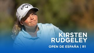 Kirsten Rudgeley sets the pace with a 66 6  Open de España [upl. by Fleece696]