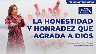 La honestidad y honradez que agrada a Dios  Hna María Luisa Piraquive IDMJI [upl. by Yelraf408]