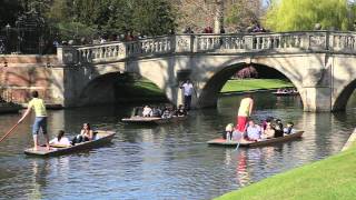 Punting in Cambridge [upl. by Yrrat]