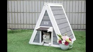 diy cat house cardboard [upl. by Earized]