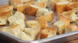 How to Make Croutons  Real Simple [upl. by Canon]