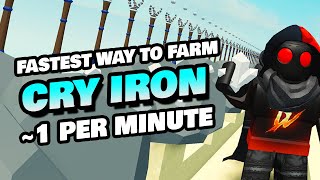 Fastest Way to Get Crystallized Iron 1 Per Minute in Roblox Islands [upl. by Shiroma]