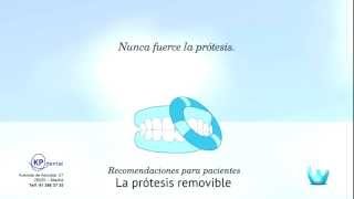 Recomendaciones para pacientes  La Prótesis Removible [upl. by Sackey56]