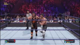 WWE 2k24 Justin Fisher vs Cali Fowler [upl. by Robb]