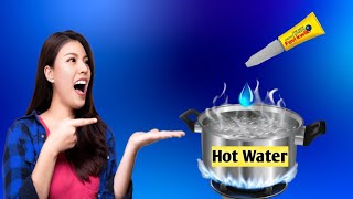 Hot Water VS Fevikwik Experiment। The Rajput Sanni [upl. by Ahsekat974]