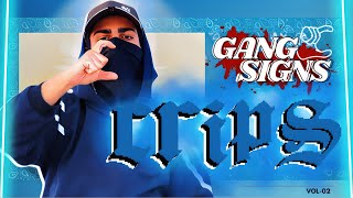 CRIPS GANG SIGNS quot CRIPS MEANING  TUTORIAL quot [upl. by Galvin]